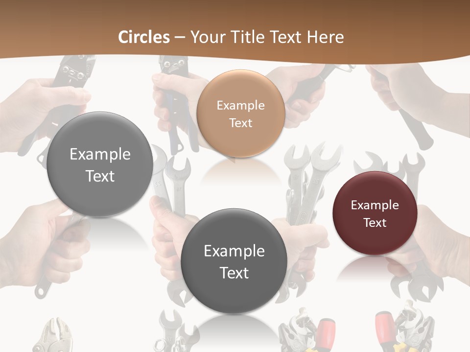 Klucze Opony Karoseria PowerPoint Template