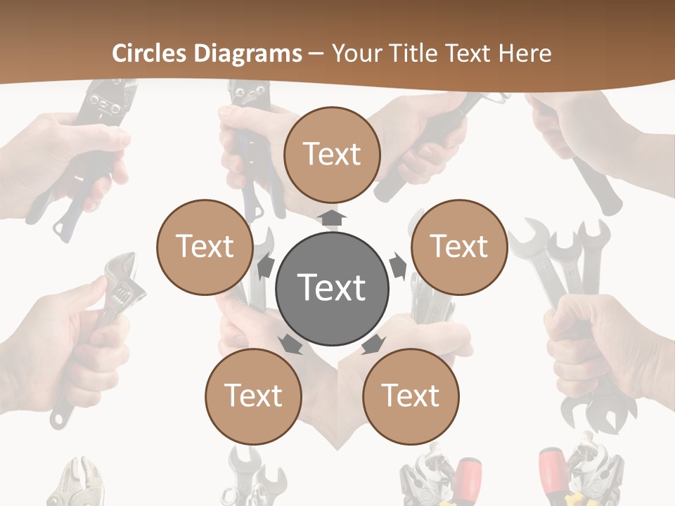 Klucze Opony Karoseria PowerPoint Template