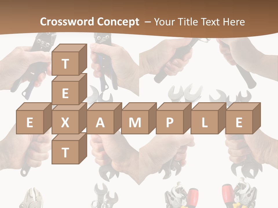 Klucze Opony Karoseria PowerPoint Template