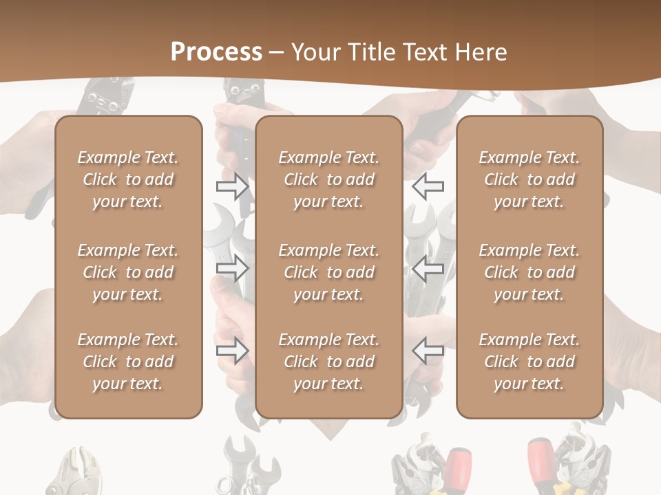Klucze Opony Karoseria PowerPoint Template