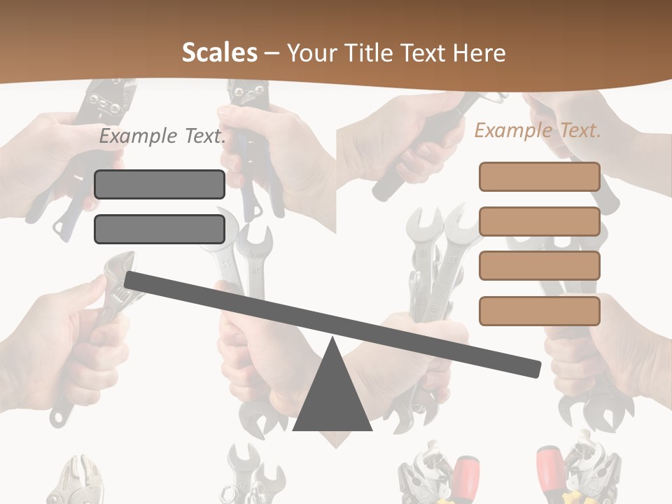 Klucze Opony Karoseria PowerPoint Template