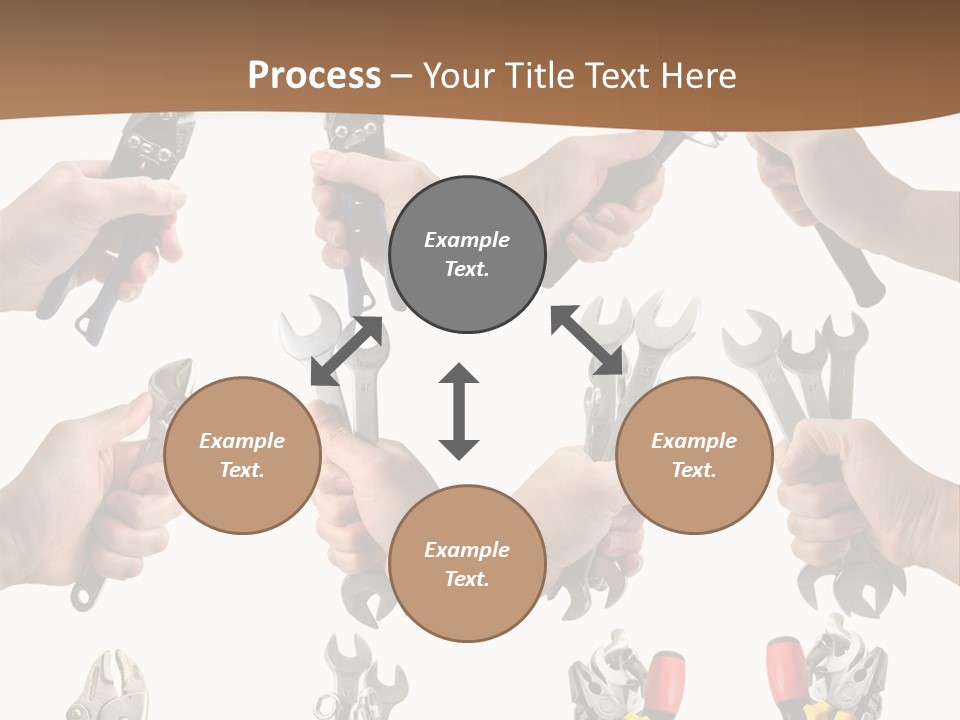 Klucze Opony Karoseria PowerPoint Template