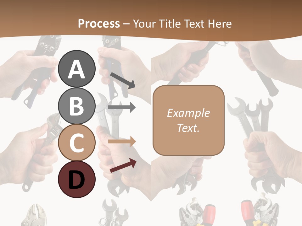 Klucze Opony Karoseria PowerPoint Template