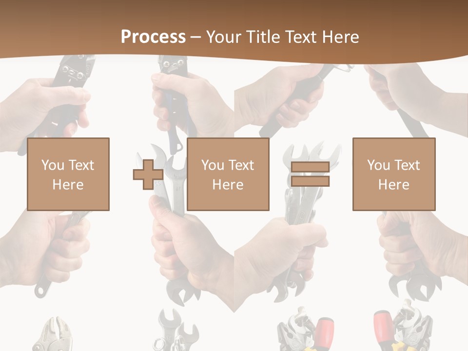 Klucze Opony Karoseria PowerPoint Template