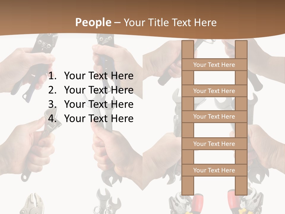 Klucze Opony Karoseria PowerPoint Template