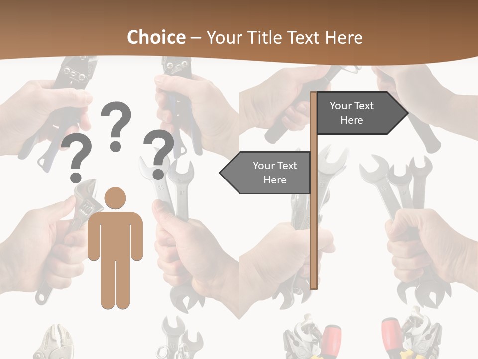 Klucze Opony Karoseria PowerPoint Template