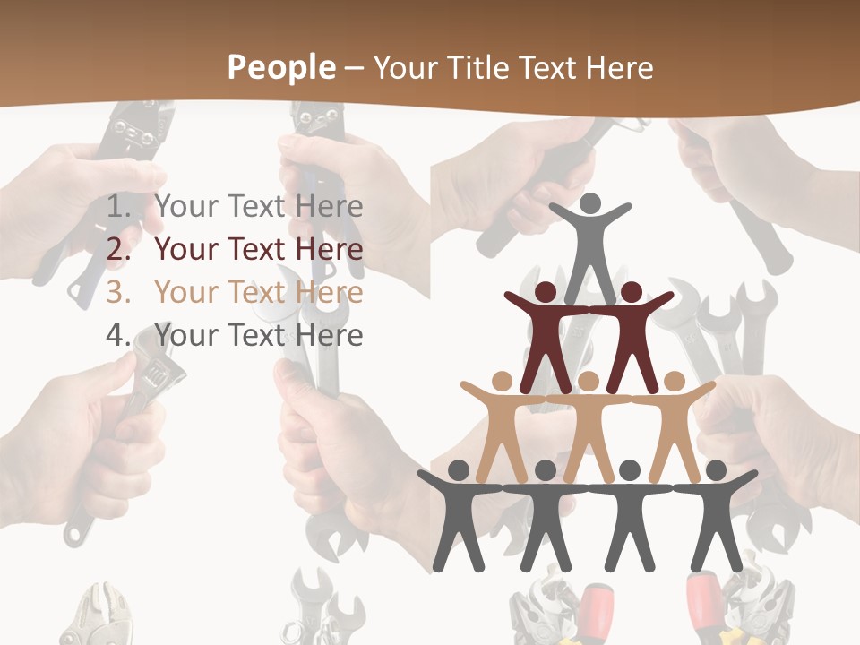 Klucze Opony Karoseria PowerPoint Template