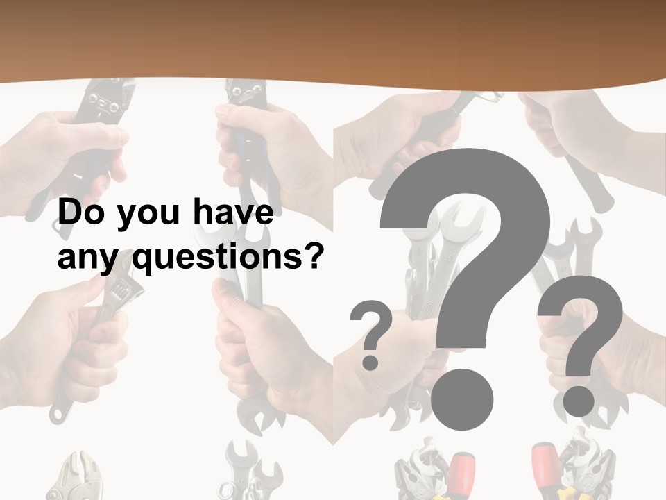 Klucze Opony Karoseria PowerPoint Template