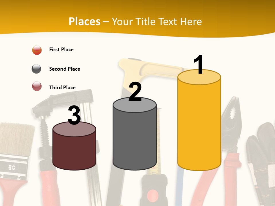 Rollmeter Satz Haus PowerPoint Template