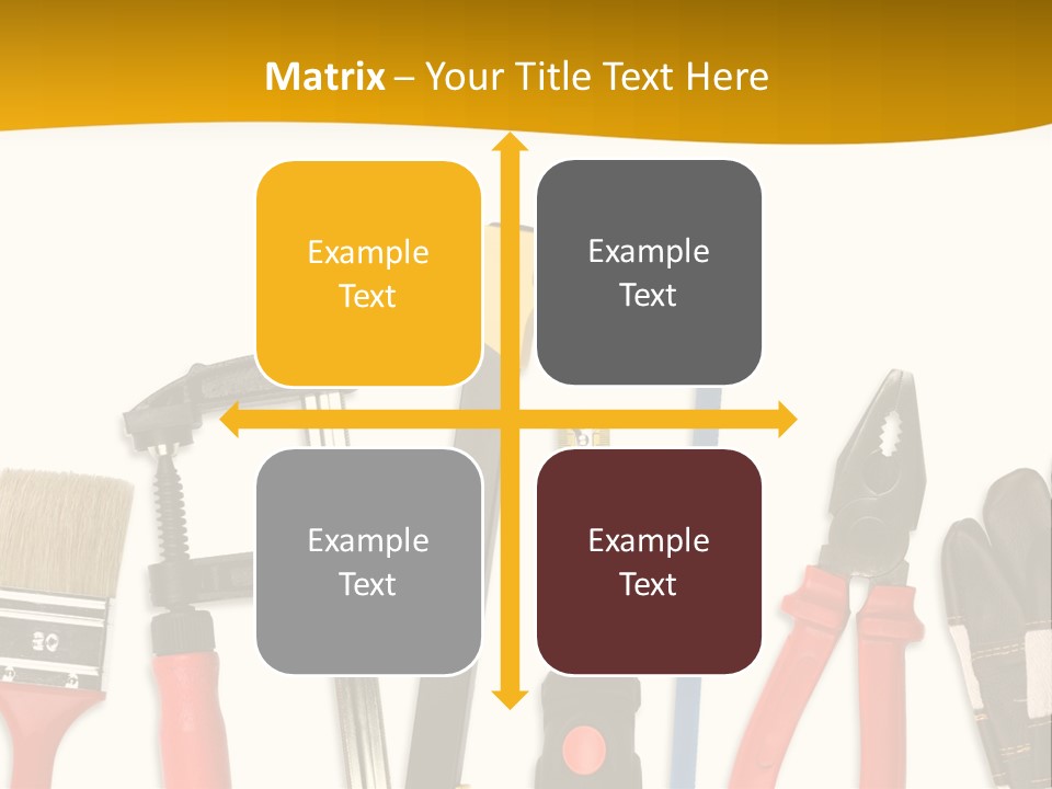 Rollmeter Satz Haus PowerPoint Template