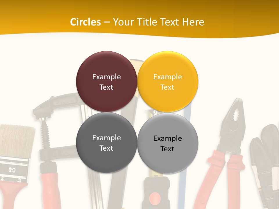 Rollmeter Satz Haus PowerPoint Template