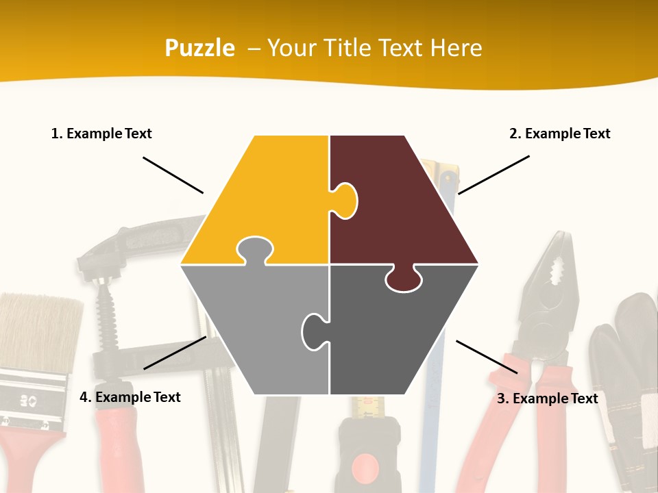 Rollmeter Satz Haus PowerPoint Template