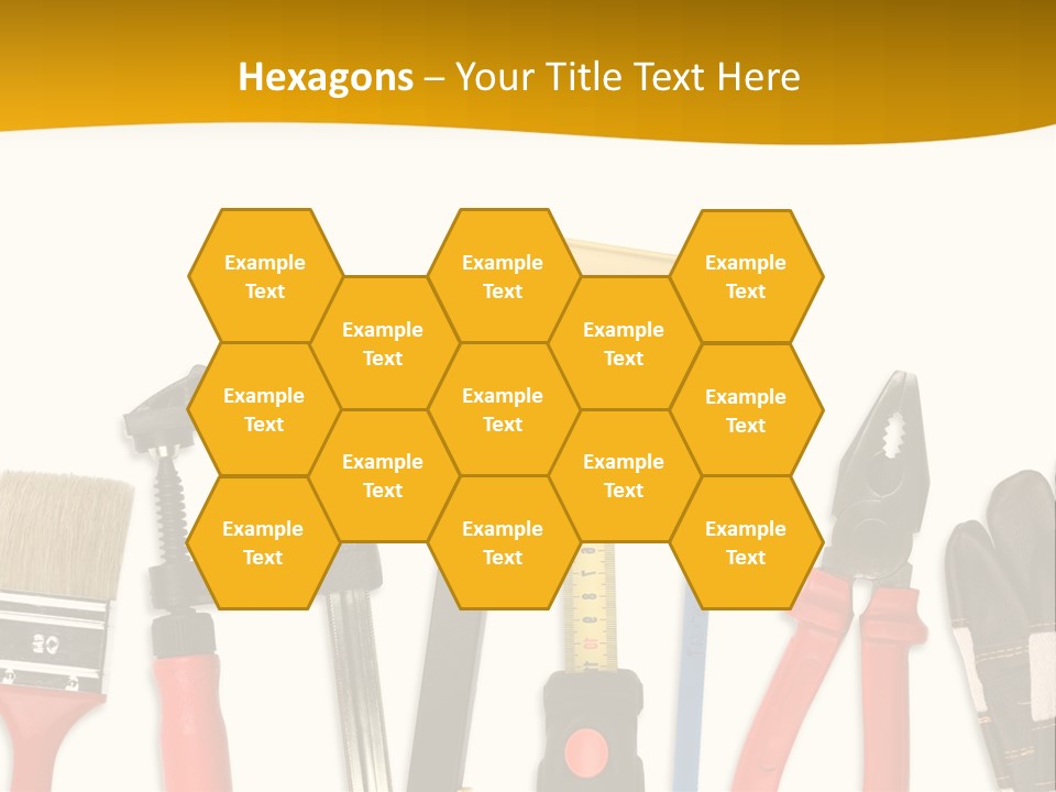 Rollmeter Satz Haus PowerPoint Template