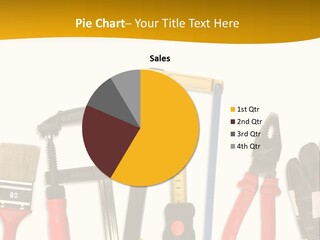 Rollmeter Satz Haus PowerPoint Template