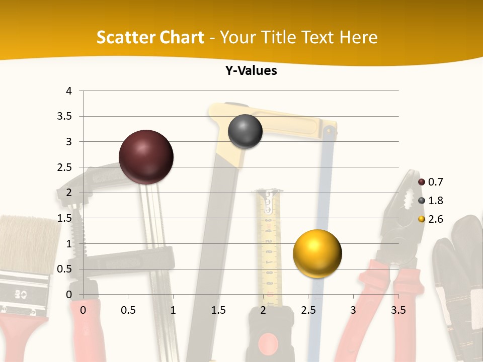 Rollmeter Satz Haus PowerPoint Template