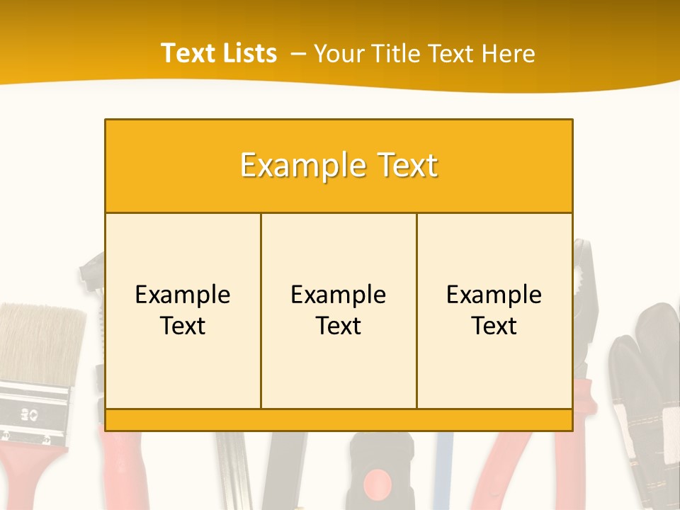 Rollmeter Satz Haus PowerPoint Template