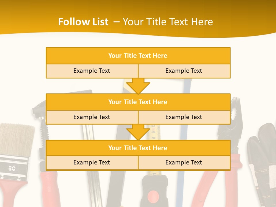 Rollmeter Satz Haus PowerPoint Template