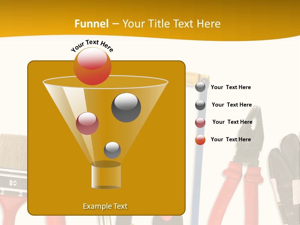 Rollmeter Satz Haus PowerPoint Template