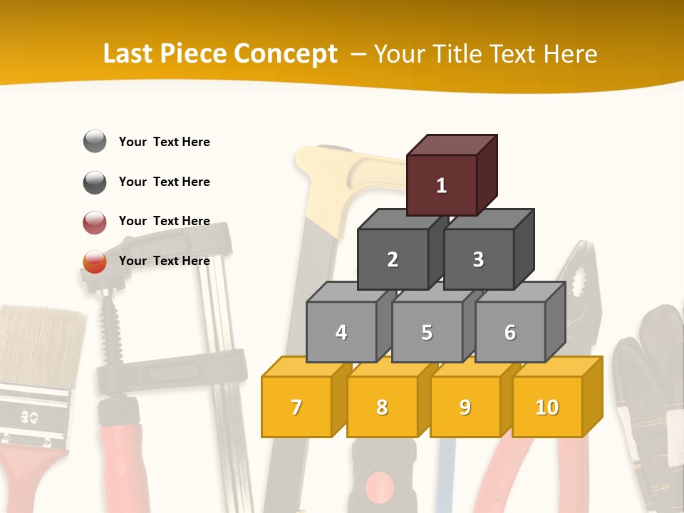 Rollmeter Satz Haus PowerPoint Template