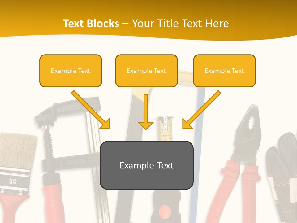 Rollmeter Satz Haus PowerPoint Template