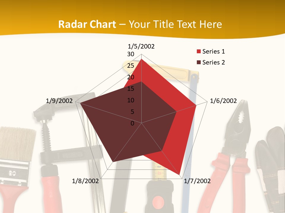 Rollmeter Satz Haus PowerPoint Template