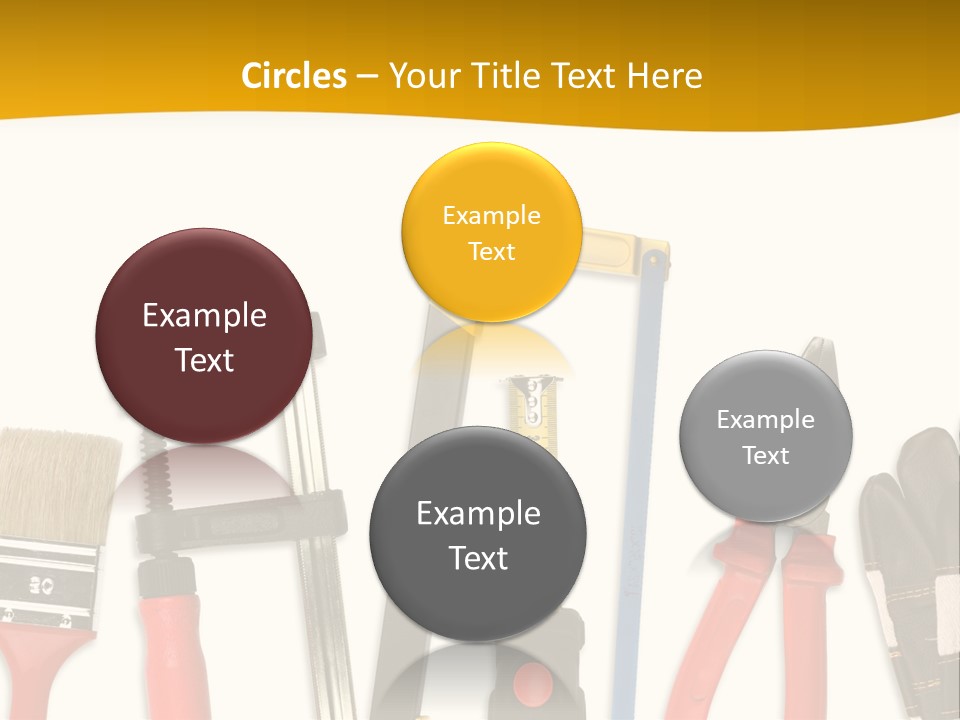 Rollmeter Satz Haus PowerPoint Template