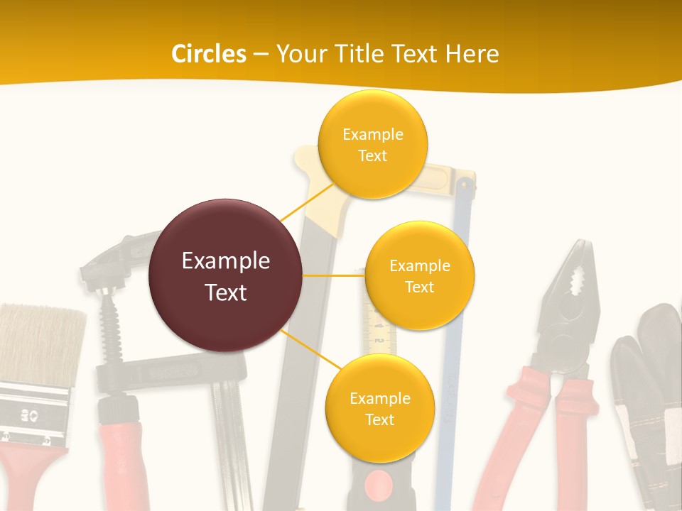 Rollmeter Satz Haus PowerPoint Template