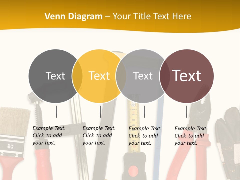 Rollmeter Satz Haus PowerPoint Template