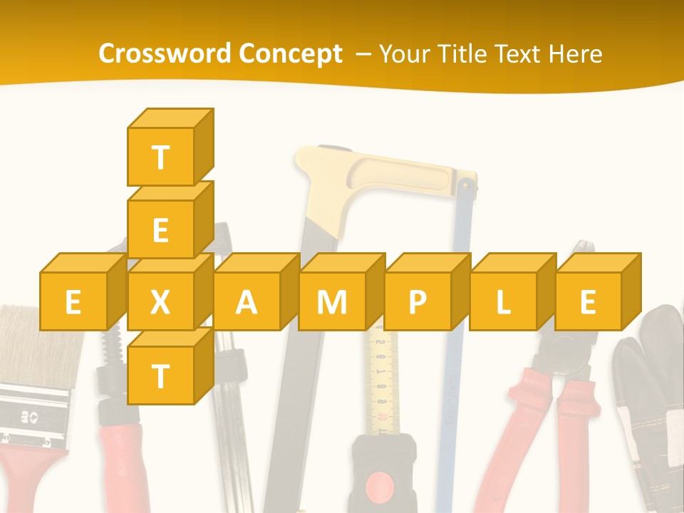Rollmeter Satz Haus PowerPoint Template