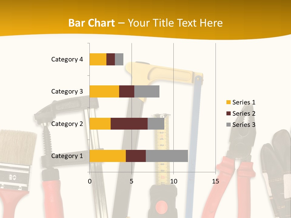 Rollmeter Satz Haus PowerPoint Template