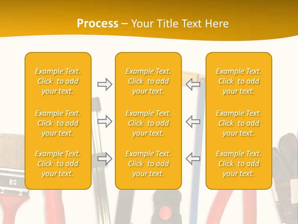 Rollmeter Satz Haus PowerPoint Template