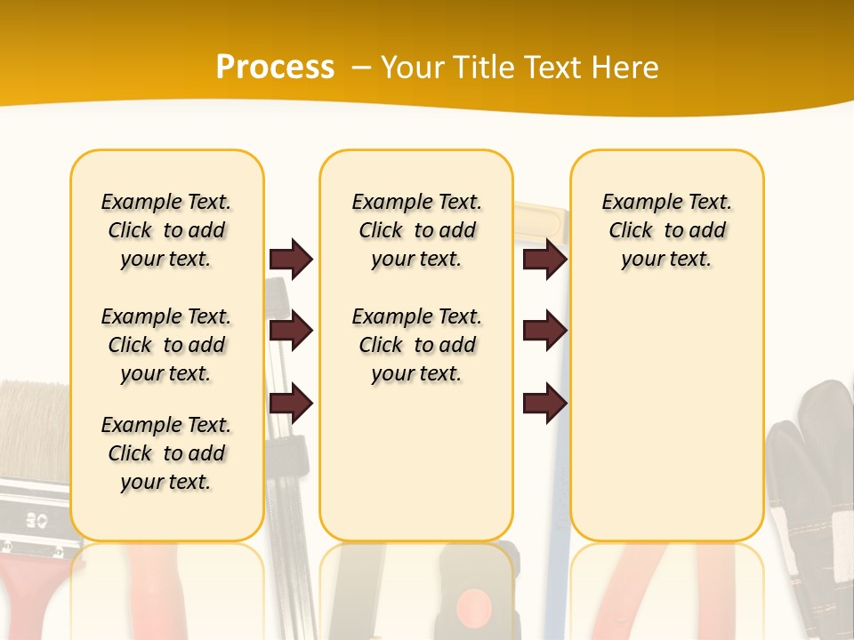 Rollmeter Satz Haus PowerPoint Template
