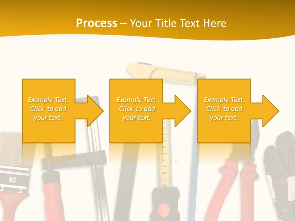 Rollmeter Satz Haus PowerPoint Template