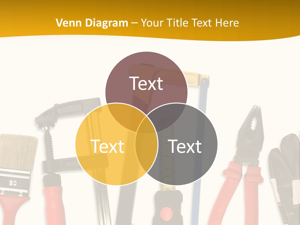 Rollmeter Satz Haus PowerPoint Template