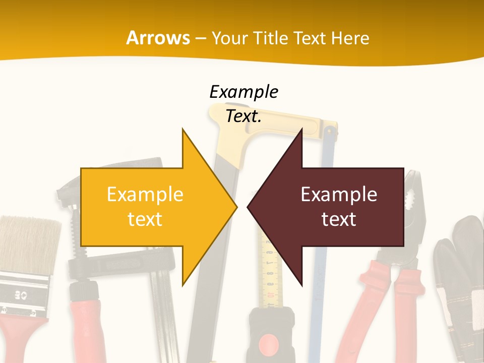 Rollmeter Satz Haus PowerPoint Template