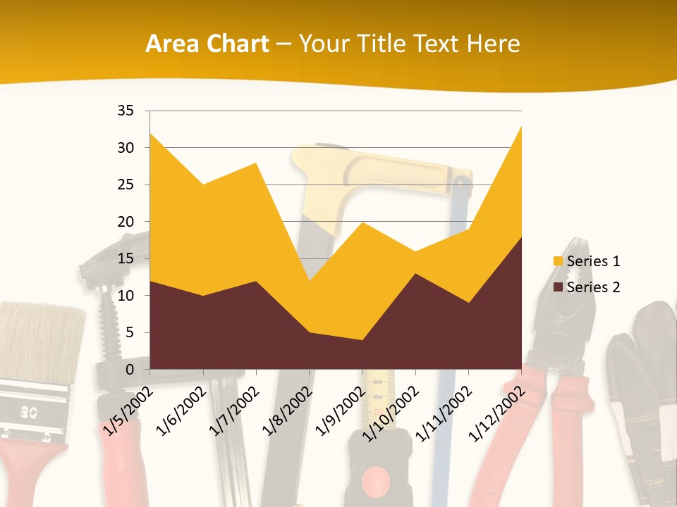 Rollmeter Satz Haus PowerPoint Template