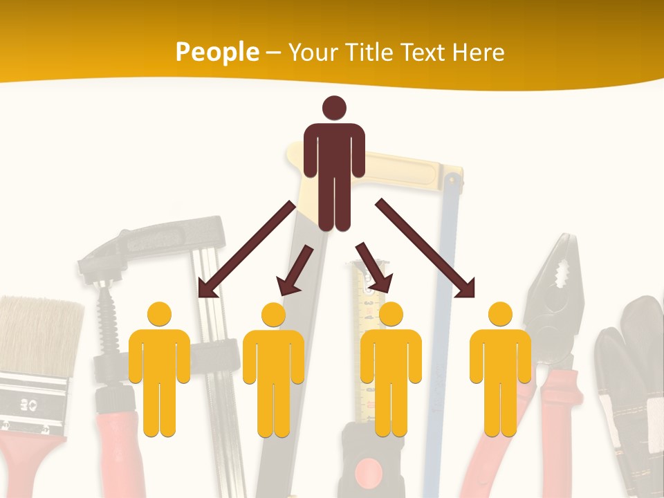 Rollmeter Satz Haus PowerPoint Template