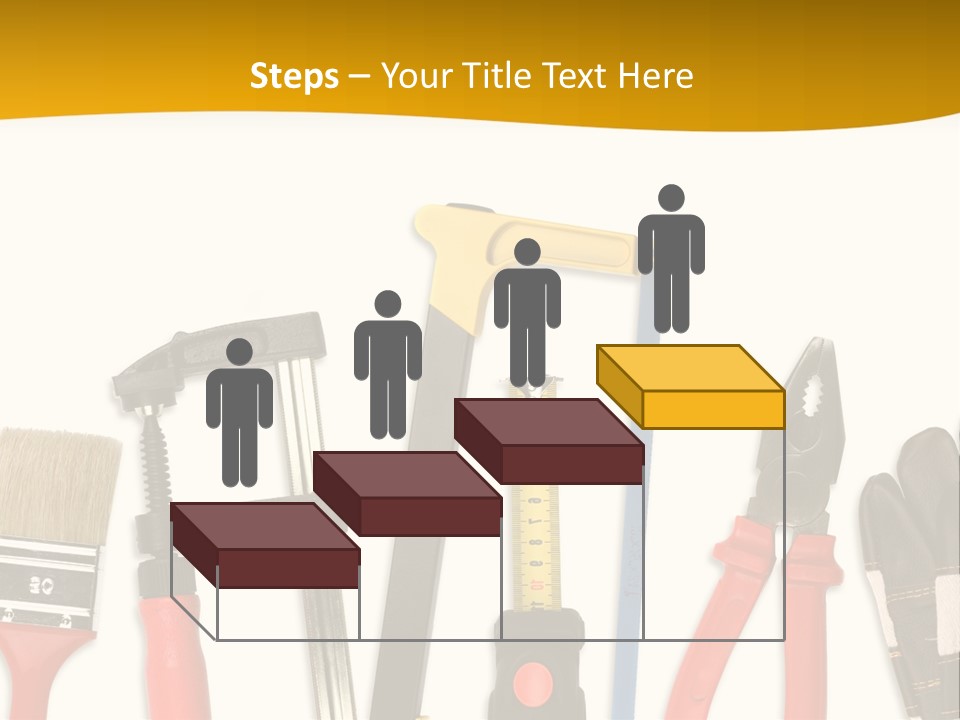 Rollmeter Satz Haus PowerPoint Template