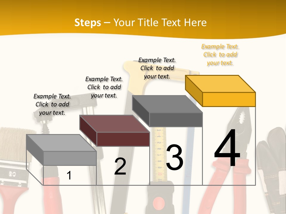 Rollmeter Satz Haus PowerPoint Template