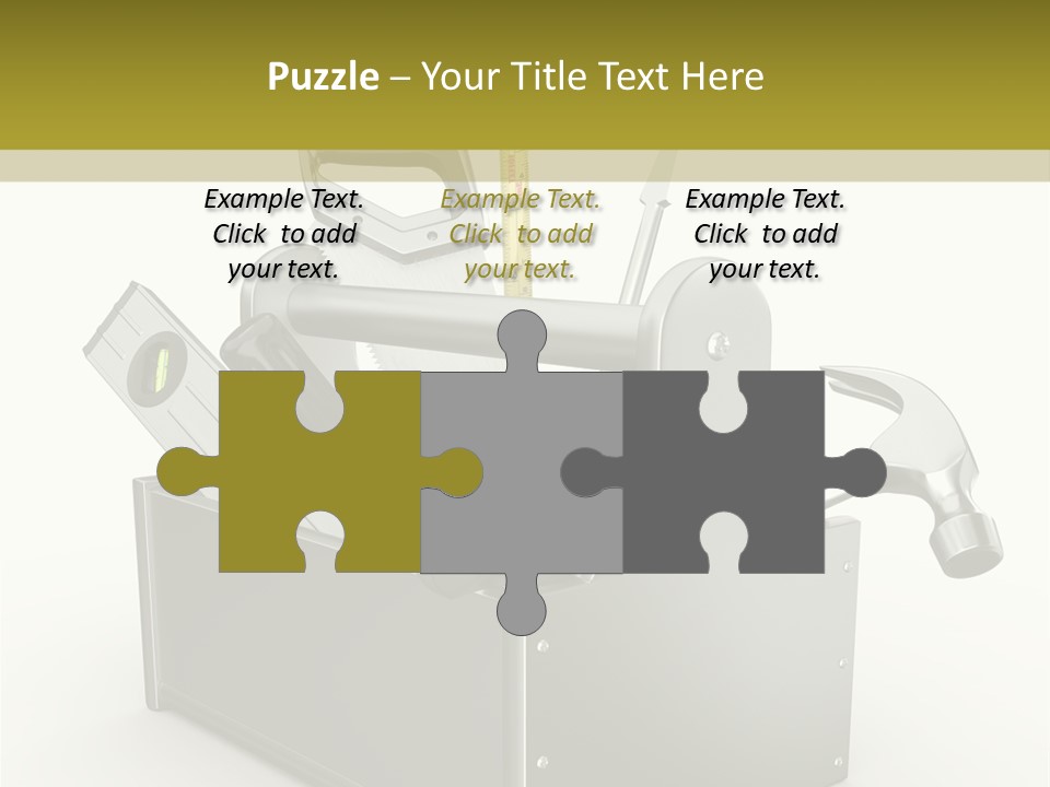 Tape Tool Repair PowerPoint Template