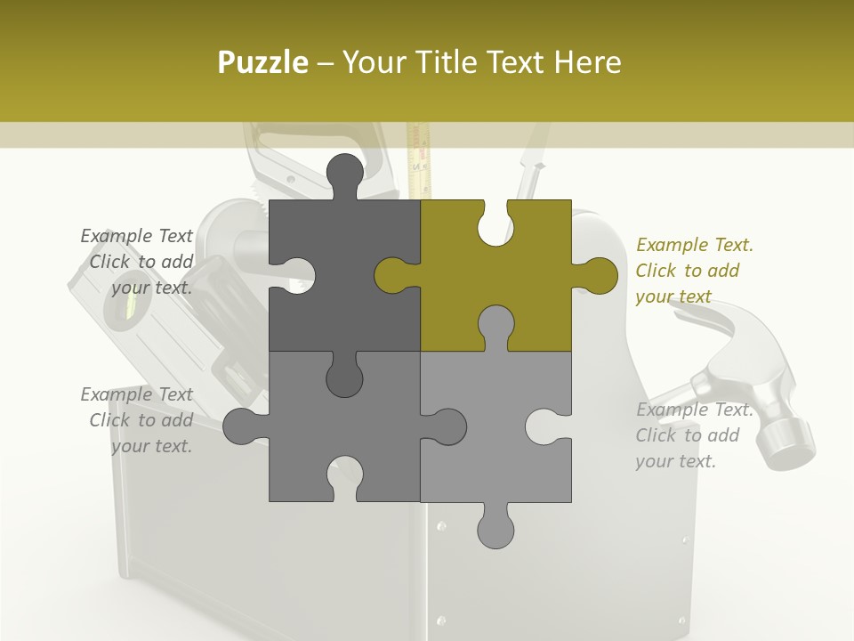 Tape Tool Repair PowerPoint Template