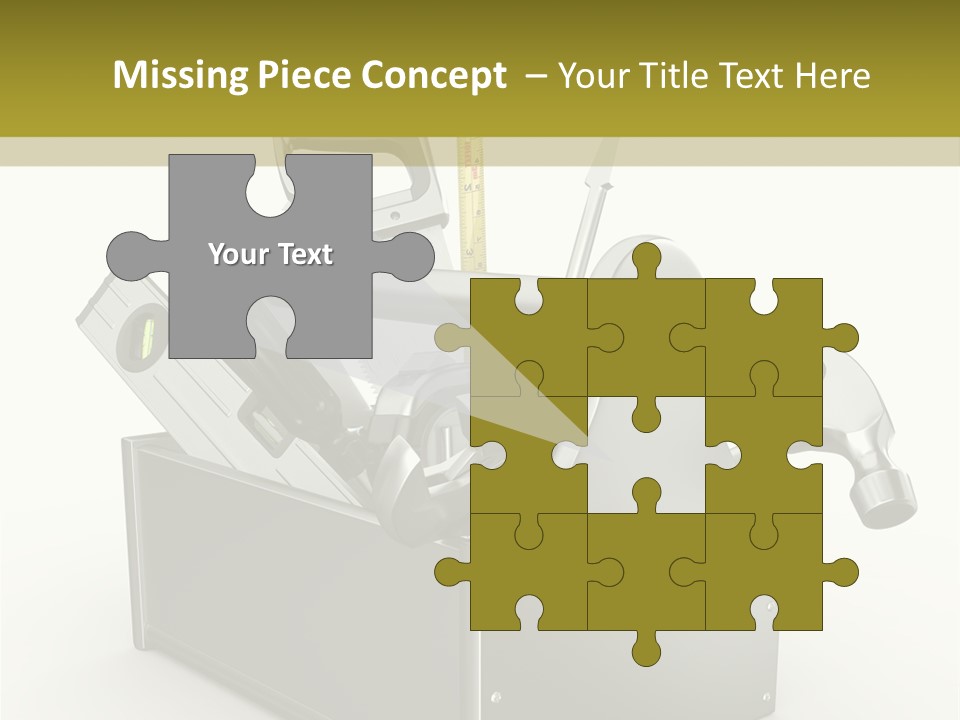 Tape Tool Repair PowerPoint Template