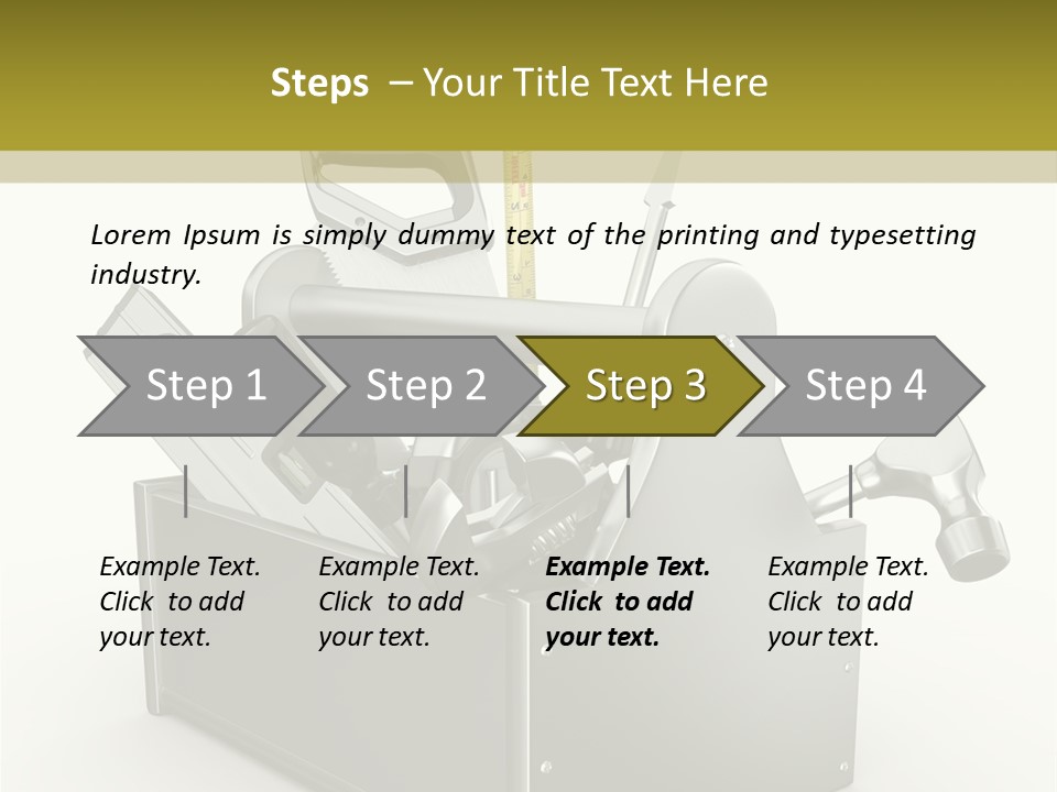 Tape Tool Repair PowerPoint Template