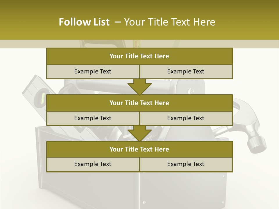 Tape Tool Repair PowerPoint Template