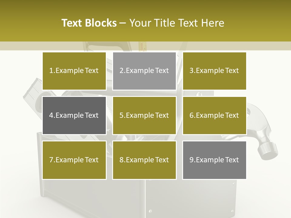 Tape Tool Repair PowerPoint Template