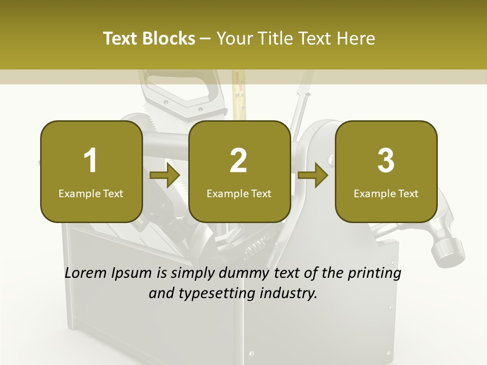 Tape Tool Repair PowerPoint Template