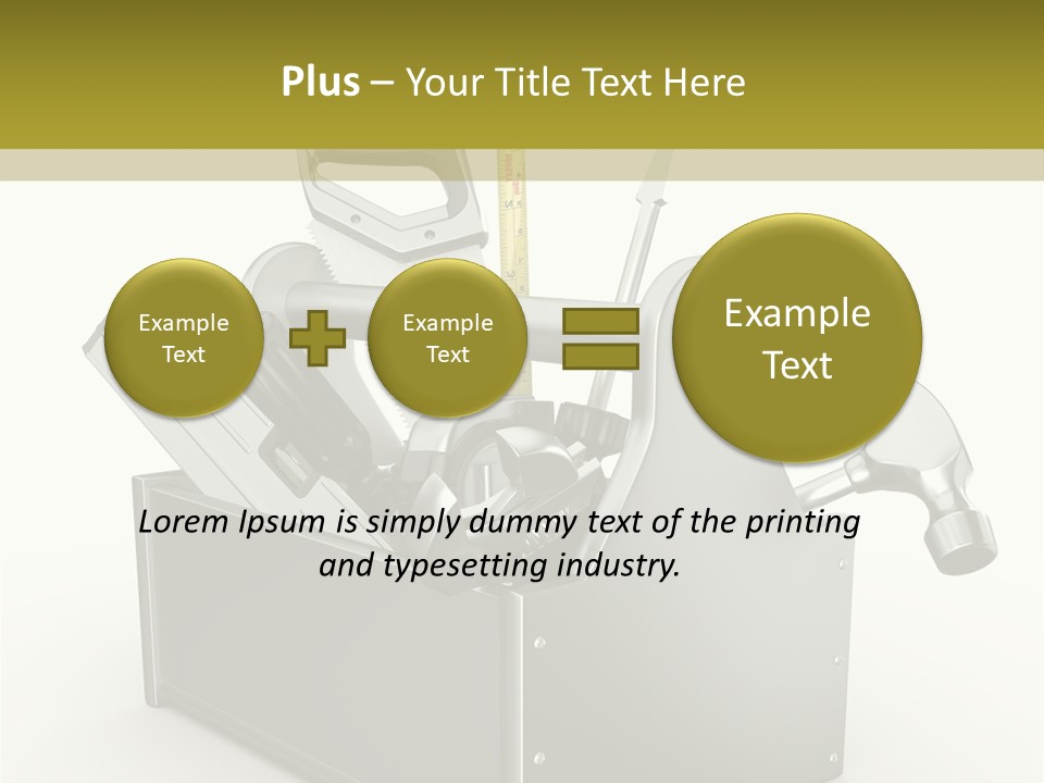 Tape Tool Repair PowerPoint Template