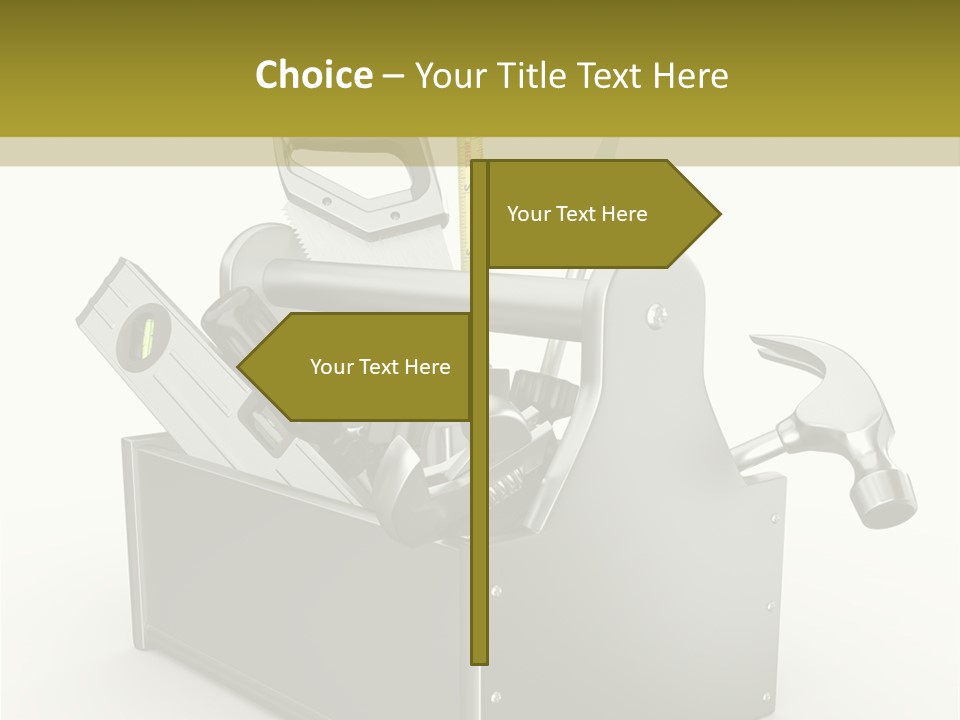 Tape Tool Repair PowerPoint Template