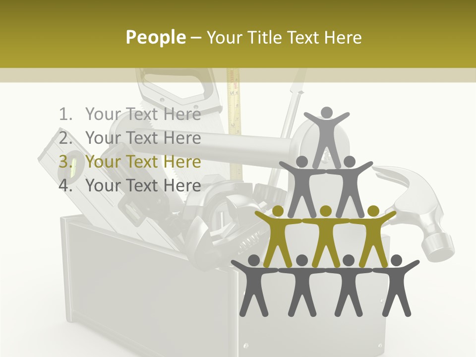 Tape Tool Repair PowerPoint Template