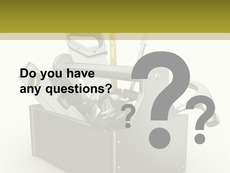 Tape Tool Repair PowerPoint Template